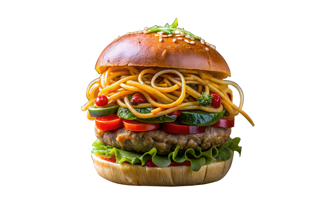 Veg noodle Burger