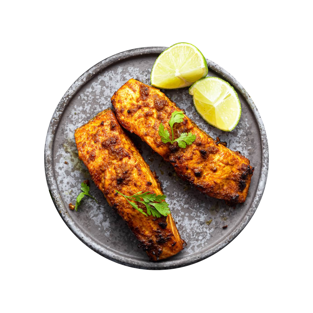 Tandoori Fish (Salmon) (4 Pc)